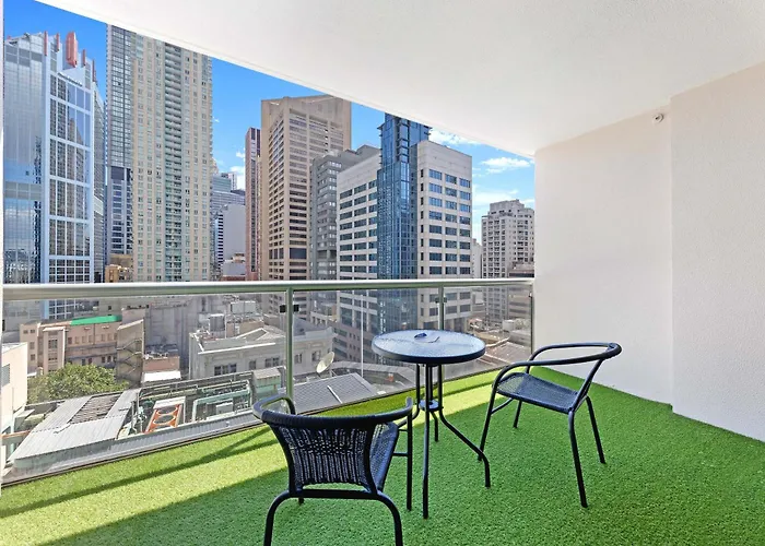 Sydney Cbd Studio I City Views I Sleeps 4 People